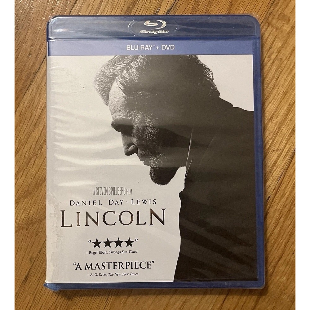 Lincoln (Blu-Ray + DVD, 2013) Daniel Day-Lewis Steven Spielberg Brand NEW Sealed
